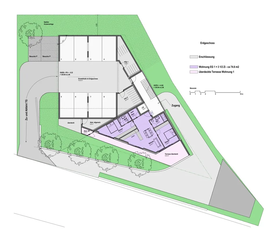 Moderne 3.5-Zimmer-Neubauwohnung mit grosszügiger Terrasse in Turgi - Minergie-P-zertifiziert