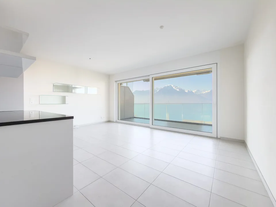 Wohnung mit 3.5 Zimmern mit Blick auf den See