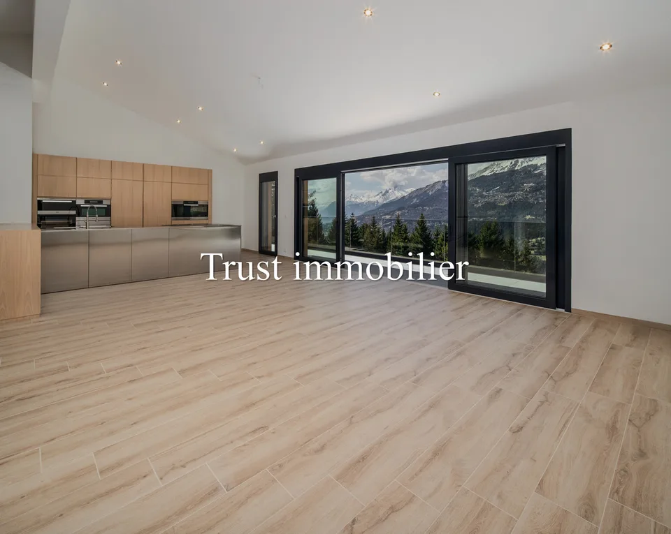 6018. Chalet neuf. Magnifique vue