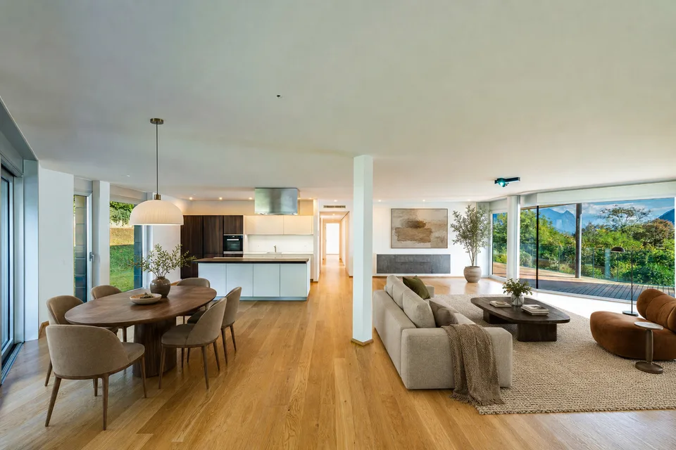 Elegante appartamento con giardino nella moderna Residenza Du Parc