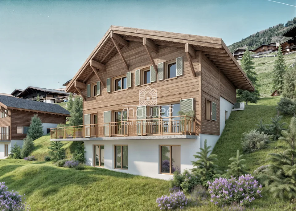 Großes neues Chalet mit Balkon und Grundstück von 1304 m²!
