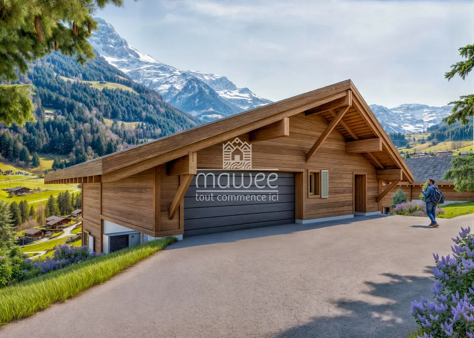 Großes neues Chalet mit Balkon und Grundstück von 1304 m²!