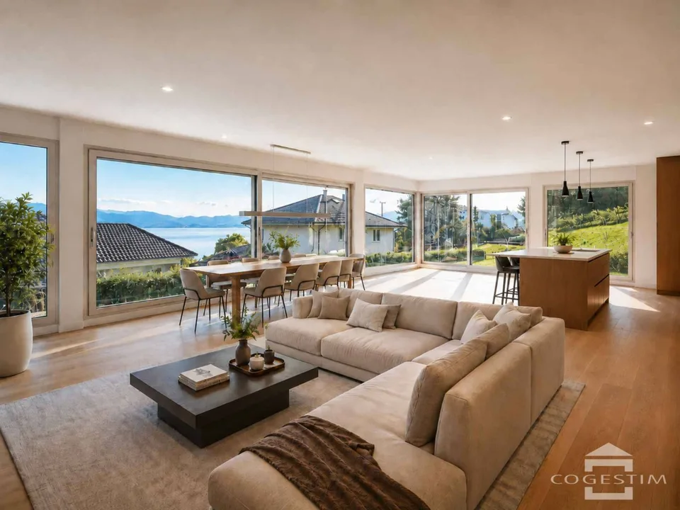 Villa individuelle avec vue sur le lac