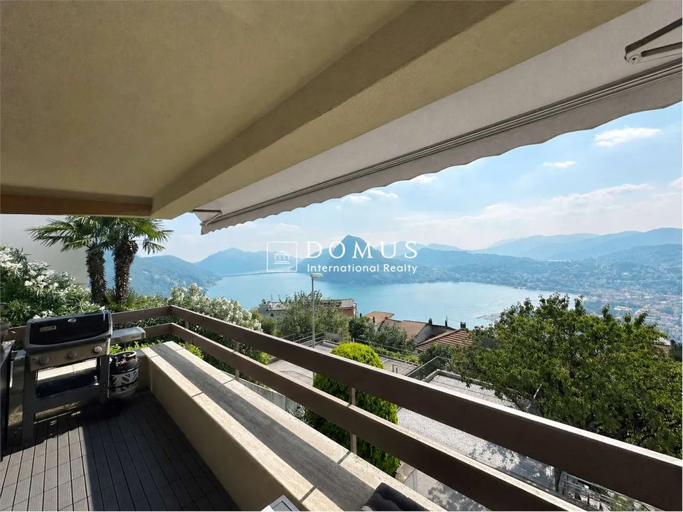 LUGANO, 3,5 Zimmer mit einzigartigem Seeblick und Swimmingpool