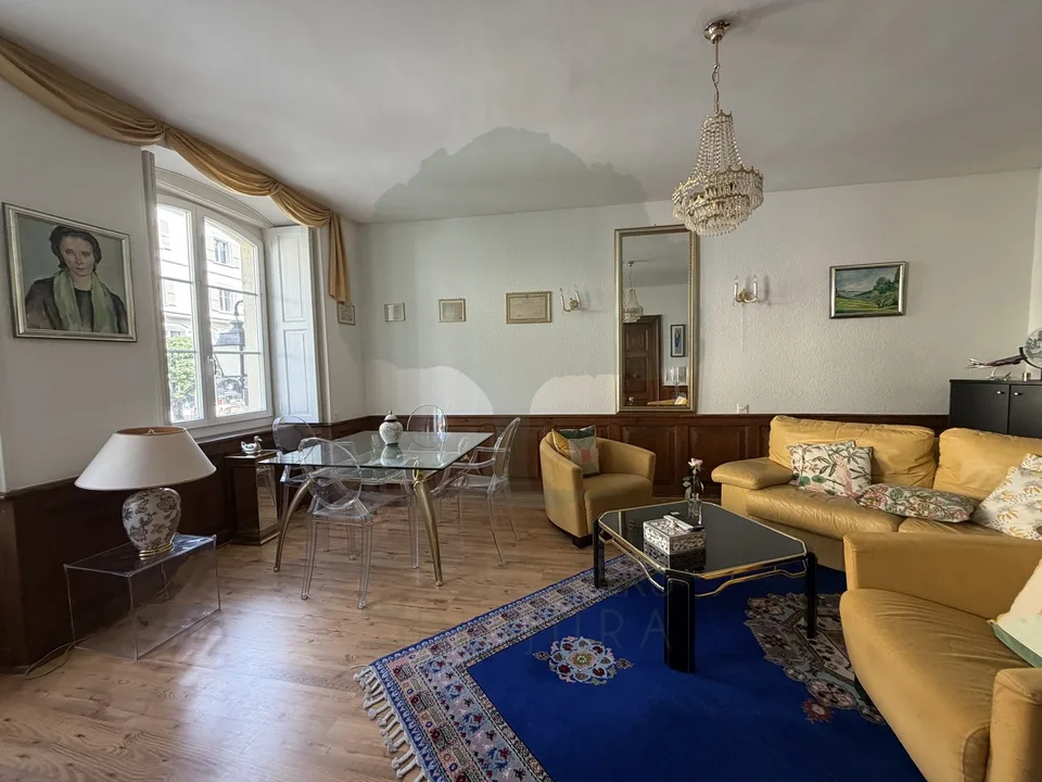 Wohnung mit Charakter und 4 Zimmern in der Altstadt von Porrentruy