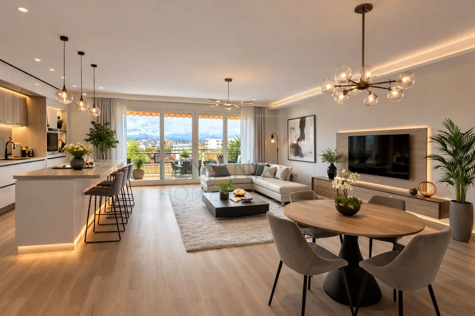 Rare in the area: Spacious, bright apartment with terrace just a few minutes from the city center