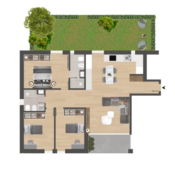 ULTIMI APPARTAMENTI, Nuova residenza in zona soleggiata con vista aperta – Foto 16 von 21