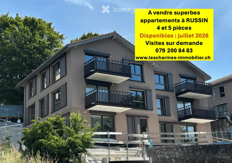 Appartements 5 pièces à vendre à Russin