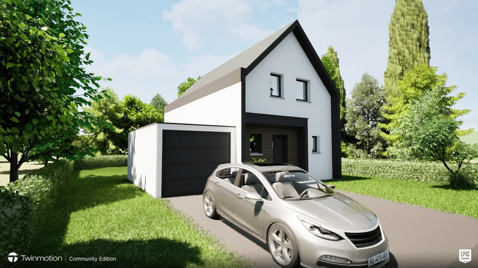 Bau Projekt in Hégenheim neben grenze von Allschwil