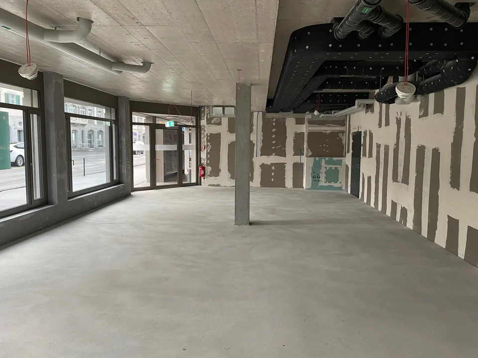 Attraktive Gewerbefläche im Rohbau – flexible Nutzung an guter Lage in St. Gallen