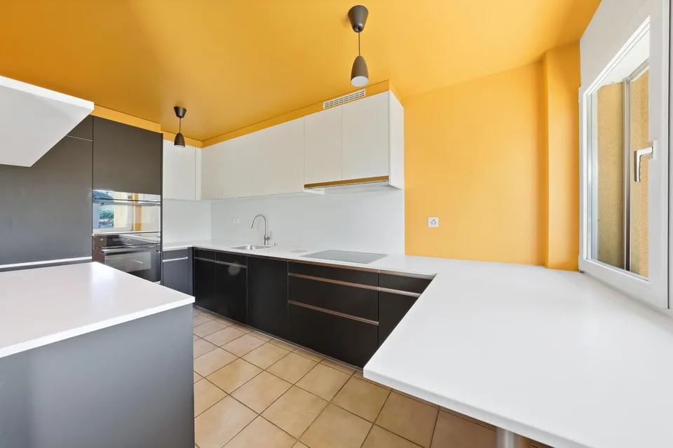 Appartamento di 5,5 locali con camino al 1° piano di un piccolo edificio