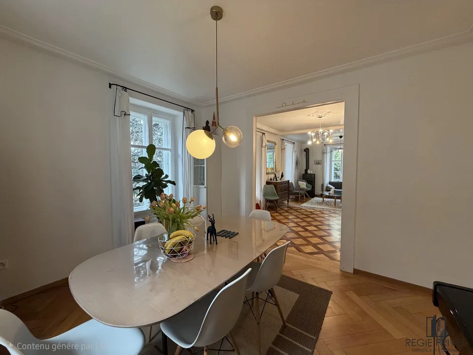 Magnifico triplex con grande giardino nel centro di Losanna