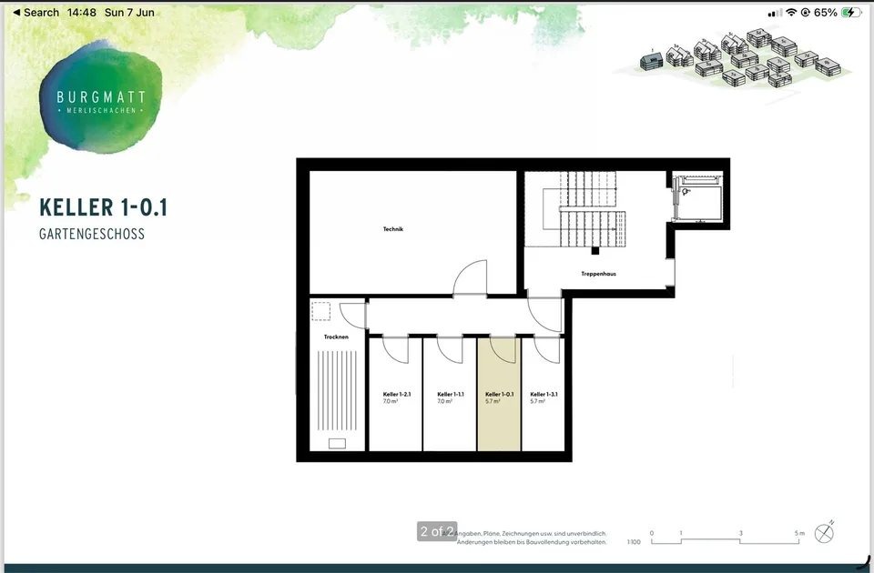 Erstvermietung 1.5-Zimmerwohnung mit Garten