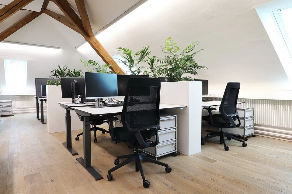 Repräsentative Bürofläche mit Loft-Ambiente und modernem Ausbau