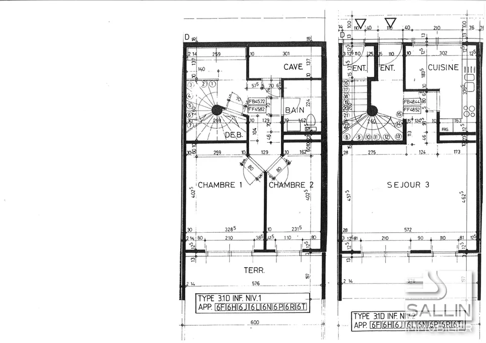 APPARTEMENT DUPLEX DE 3½ PIECES