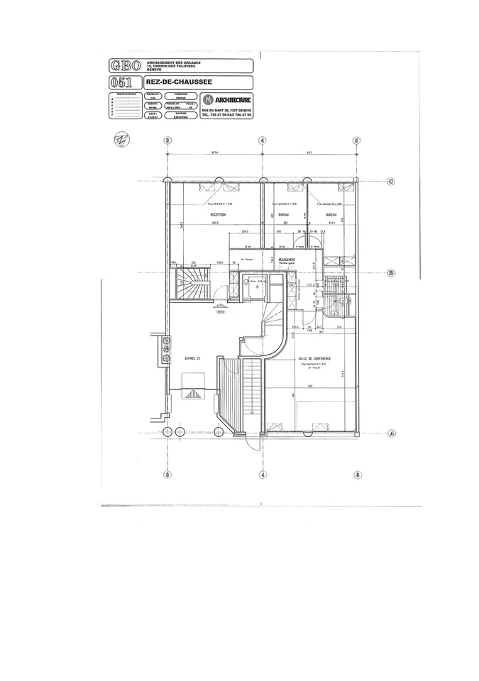 Bureaux à louer dans le quartier des Eaux-Vives