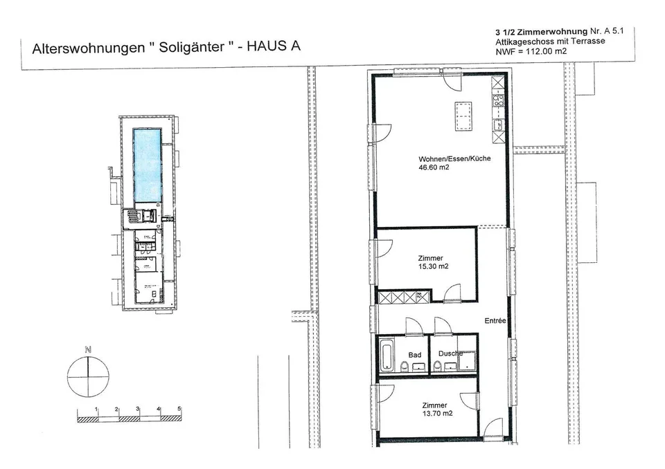 Grosszügige Attikawohnung mit 180-Grad-Panoramablick in Mehrgenerationensiedlung – Foto 12 von 12