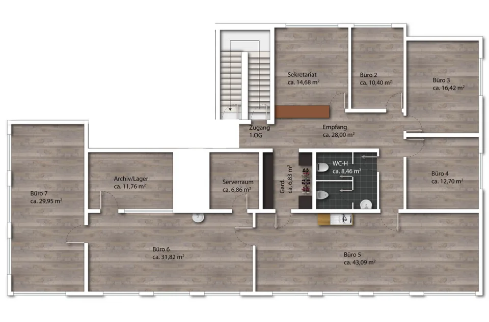 "Best Price Guarantee" beautifully constructed and practically divided office and commercial space – photo 8 of 8