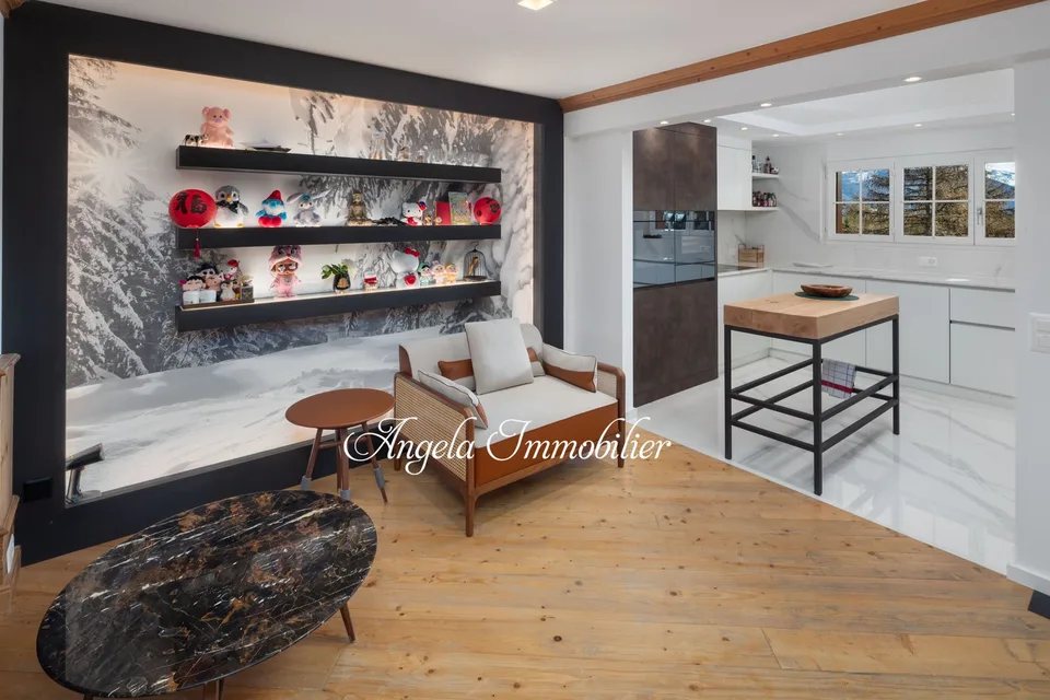 À Louer – Duplex de Prestige avec vue sur l’Étang Long et le Golf de Crans-Montana (Ref. 2257) – foto 15 di 25