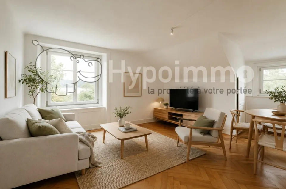 Lumineux appartement de 3 pièces avec vue dégagée