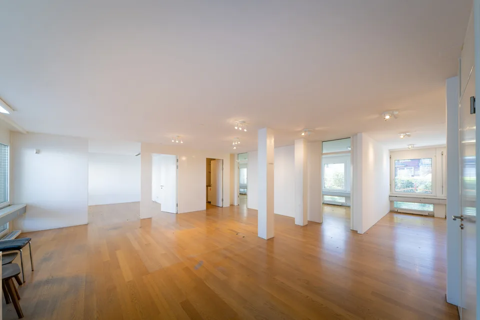 Expanded office or practice space on the ground floor