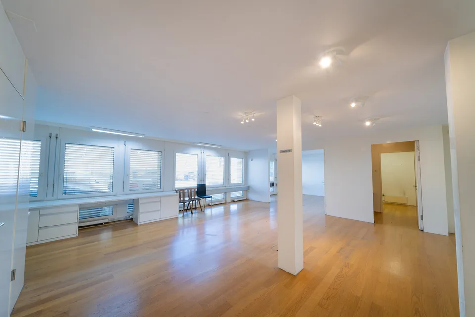 Expanded office or practice space on the ground floor