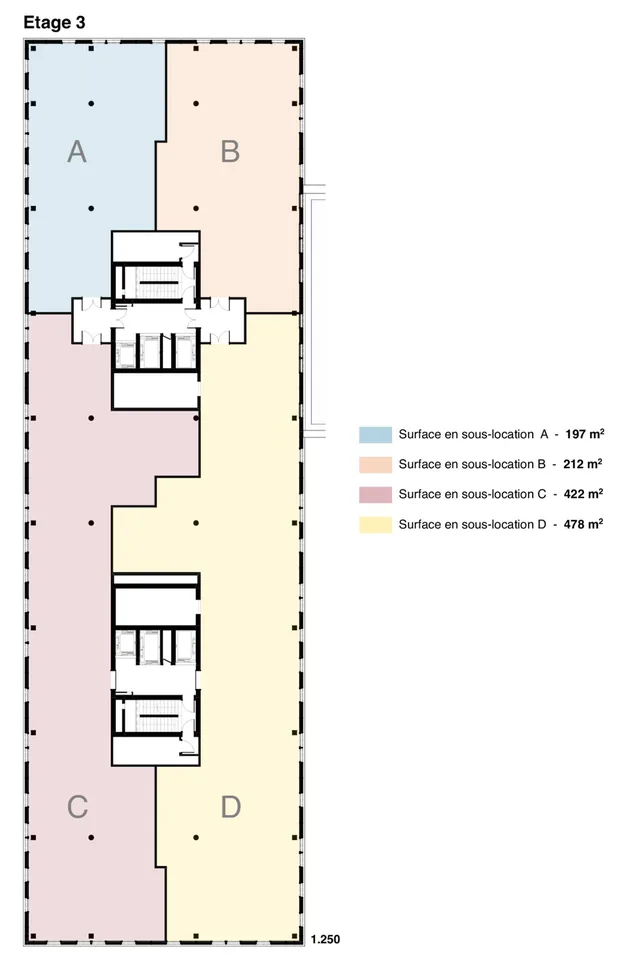 Office space for rent in the Quartier de l'Etang