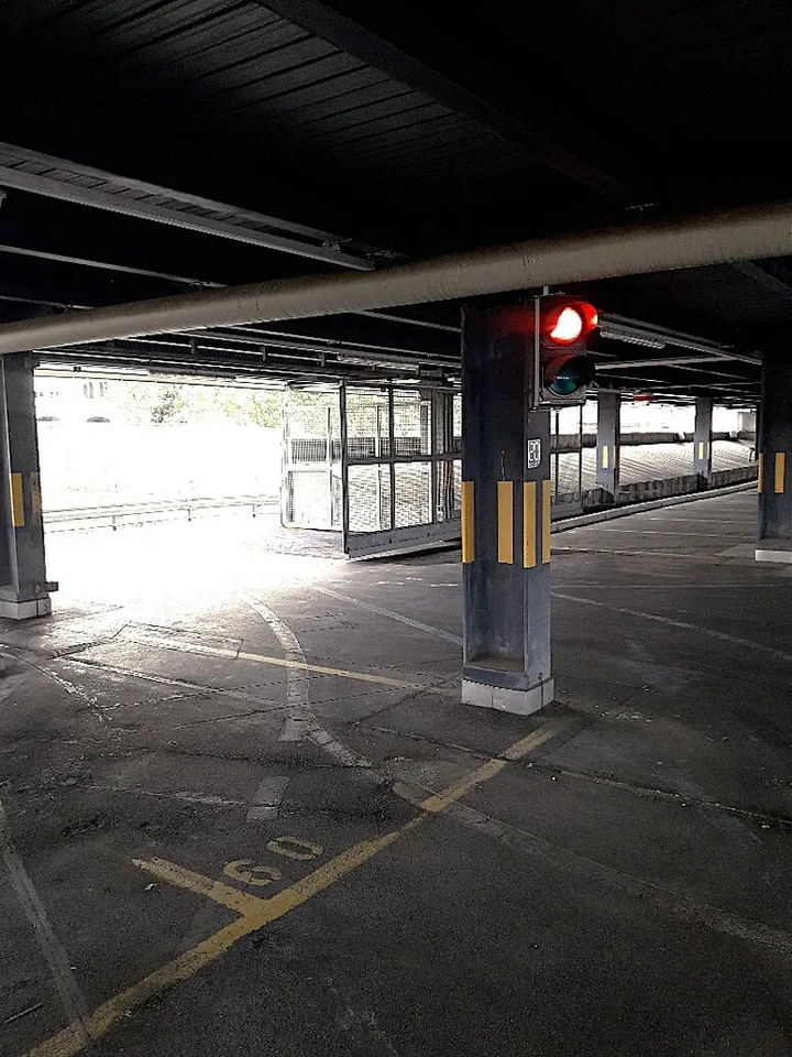 Covered parking spaces near Flon