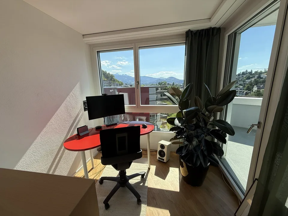BEFRISTET: 01.11.2026 - 31.03.2027: Möblierte 4-Zimmer-Wohnung mit Dachterrasse und Seesicht – Foto 15 von 21