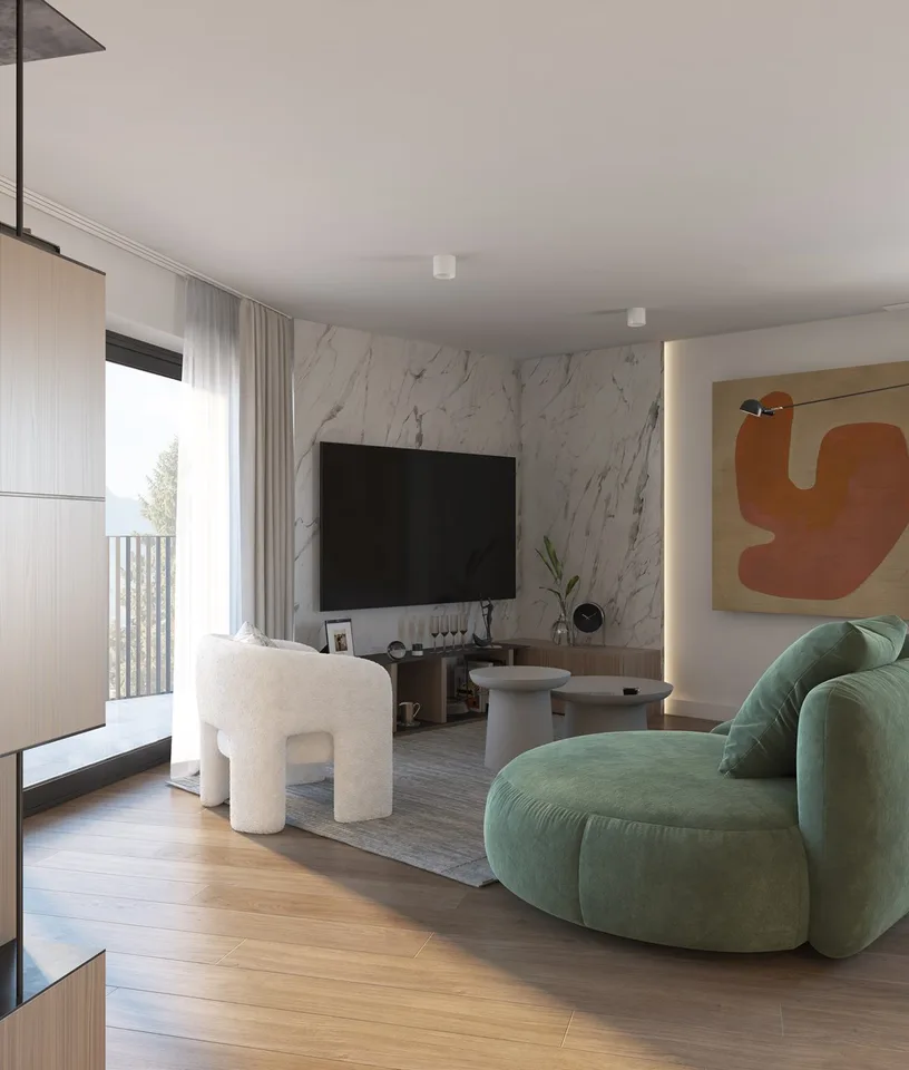 Neue Verkaufsaktion Domaine de Vouvry - Neues 2.5-Zimmer-Apartment Lot A17