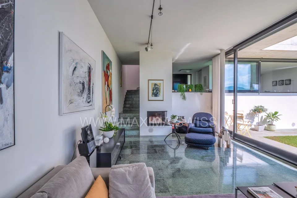 LUGANO-CUREGLIA: PRESTIGIOSA VILLA D’AUTORE – foto 10 di 17