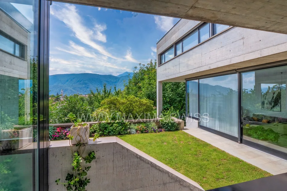 LUGANO-CUREGLIA: PRESTIGIOSA VILLA D’AUTORE – foto 7 di 17