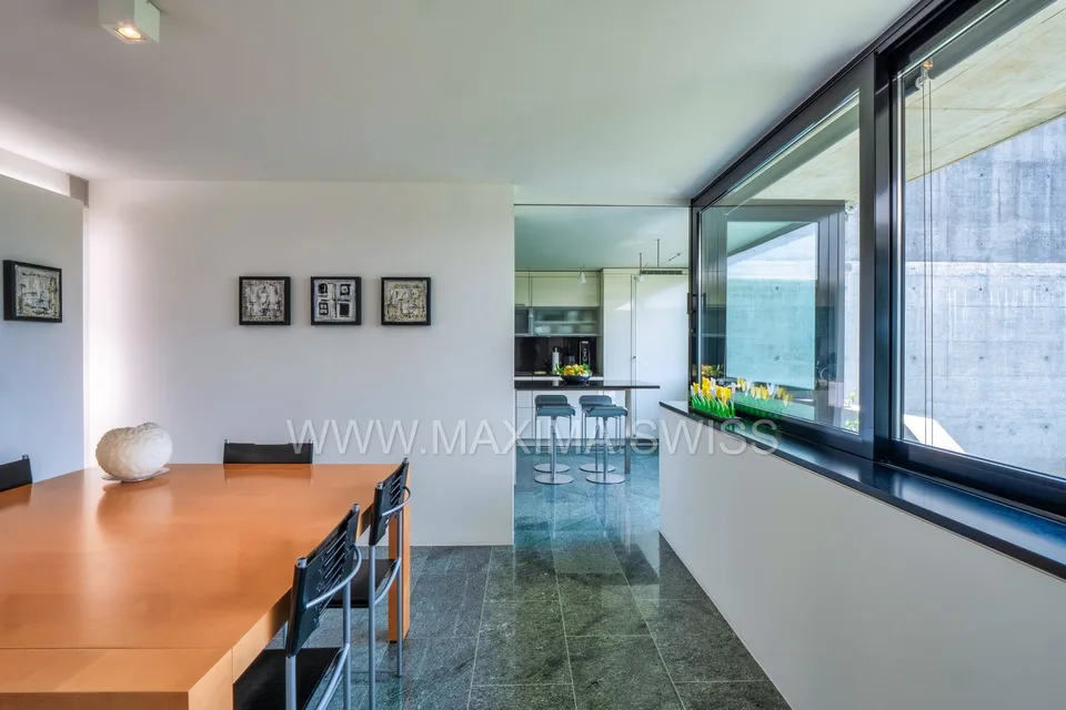 LUGANO-CUREGLIA: PRESTIGIOSA VILLA D’AUTORE – foto 6 di 17