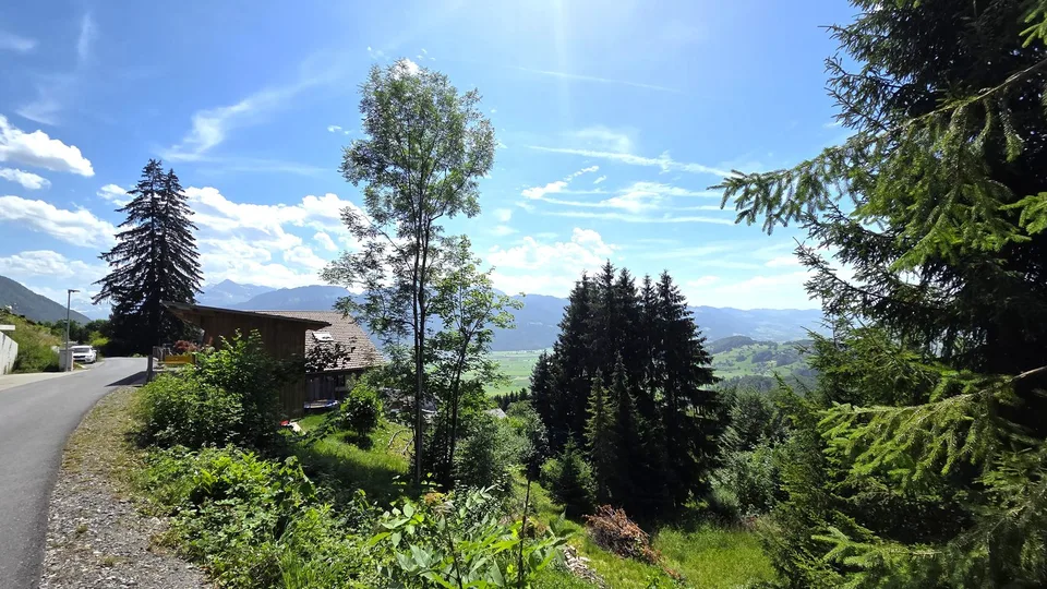 Bauland W1a an wunderschöner, äusserst ruhiger Aussichtslage zuoberst am Solenberg