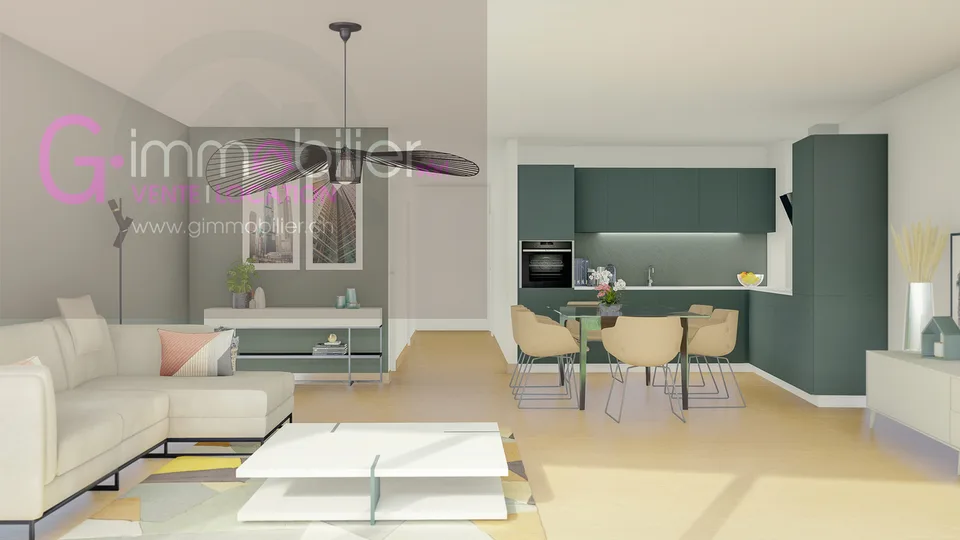 Nouvelle construction à Monthey -Appartements contemporains au coeur du quartier sous gare