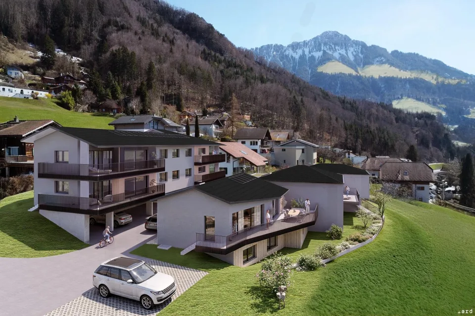 Nuova promozione di 4 appartamenti in un piccolo condominio in PPE - vista e situazione eccezionale