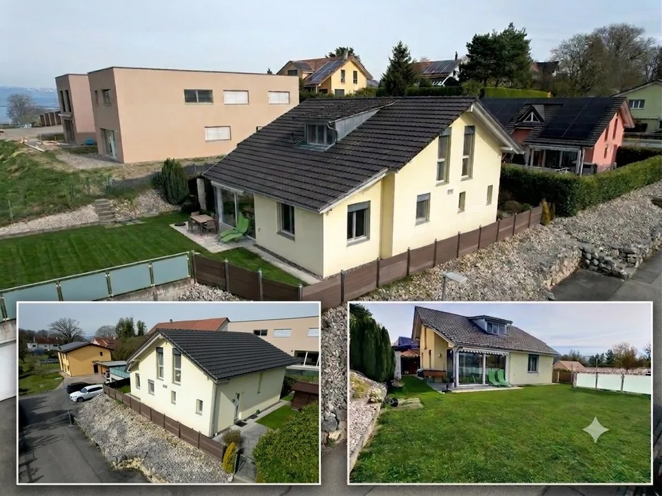 Magnifique villa individuelle au calme absolu avec géothermie à Domdidier