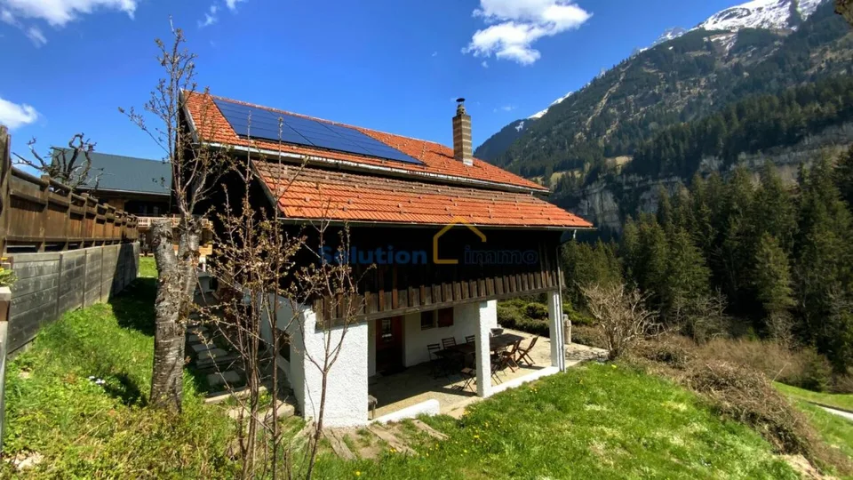 Großes Chalet mit 8 Zimmern, sehr sonnig