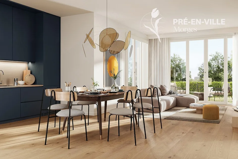 Pré-en-Ville - B201 - Duplex nuovo di 5,5 locali situato in posizione ideale