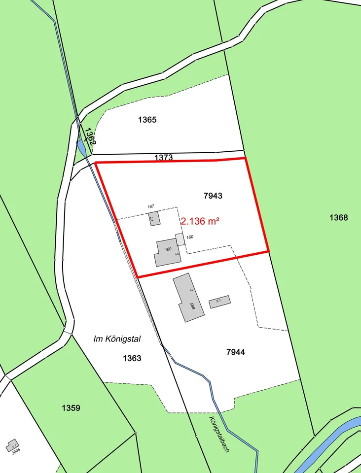 NATURJUWEL: 2'136m² Wiese, mit 1 bewilligtem Haus, 100% autark, Natur pur Waldlichtung – Foto 7 von 30