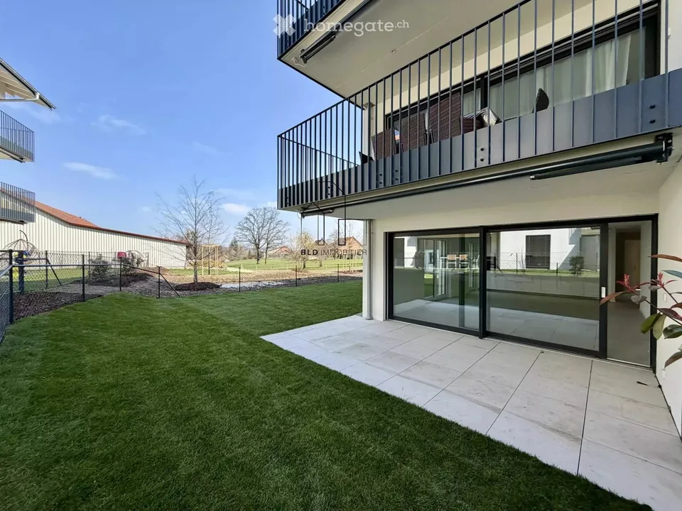 Appartement neuf en rez-de-jardin