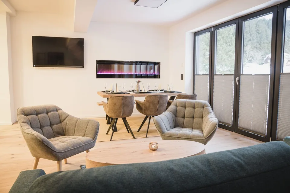 Luxuriöse Spa Lodge mit Whirlpool, Infrarotkabine und 115.23 m² Wohnfläche am Ötscher