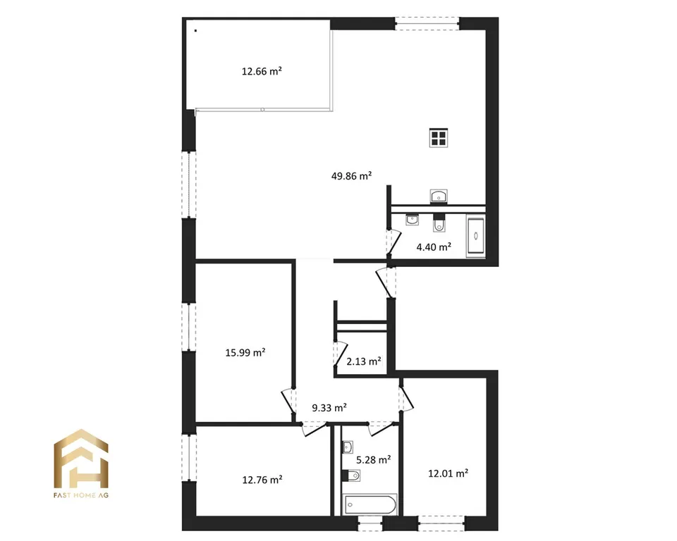 Geräumige 4.5 Zimmerwohnung im Erdgeschoss mit Gartenfläche
