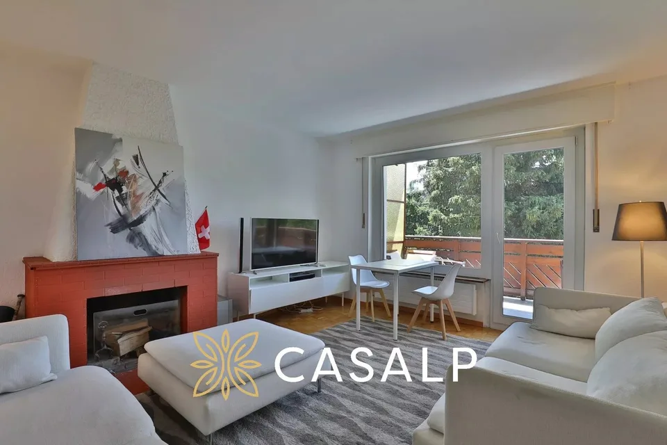 Appartement 2.5 pièces Sud au centre de Crans