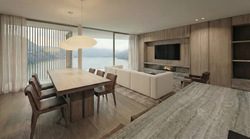 APPARTAMENTO 4.5 LOCALI-Fronte lago con terrazza privata (posto auto escluso)