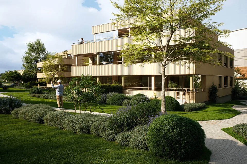 Vivre dans le parc - Cinq appartements de luxe à Goldach