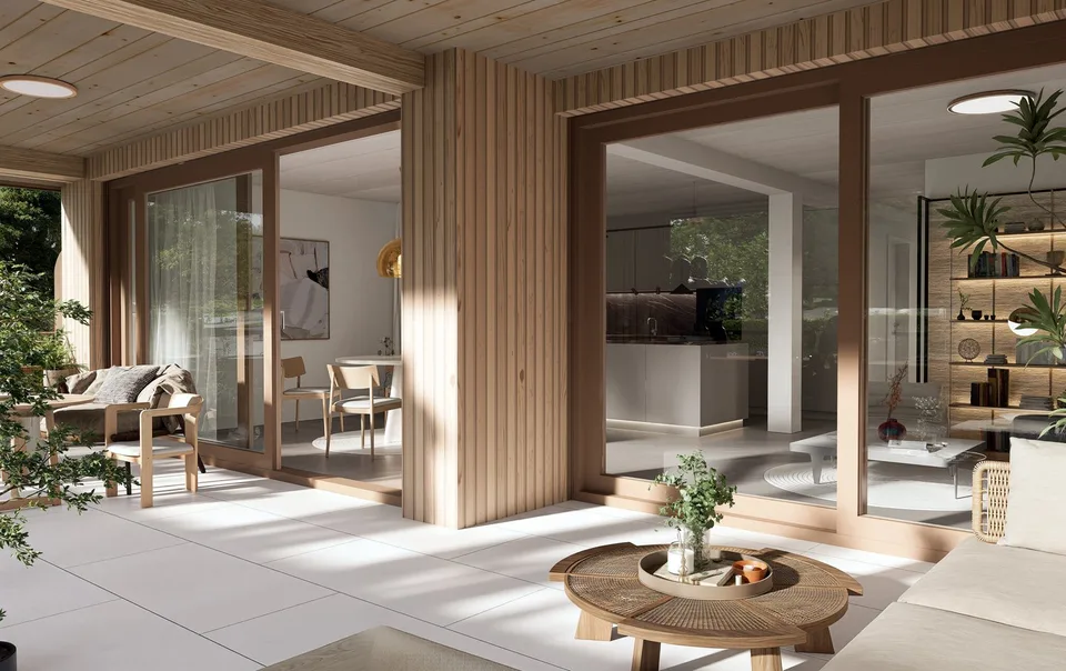 Appartamento con 4.5 locali, giardino e ampio giardino d'inverno – foto 8 di 11