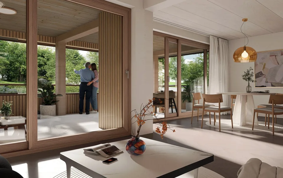 Appartamento con 4.5 locali, giardino e ampio giardino d'inverno – foto 7 di 11