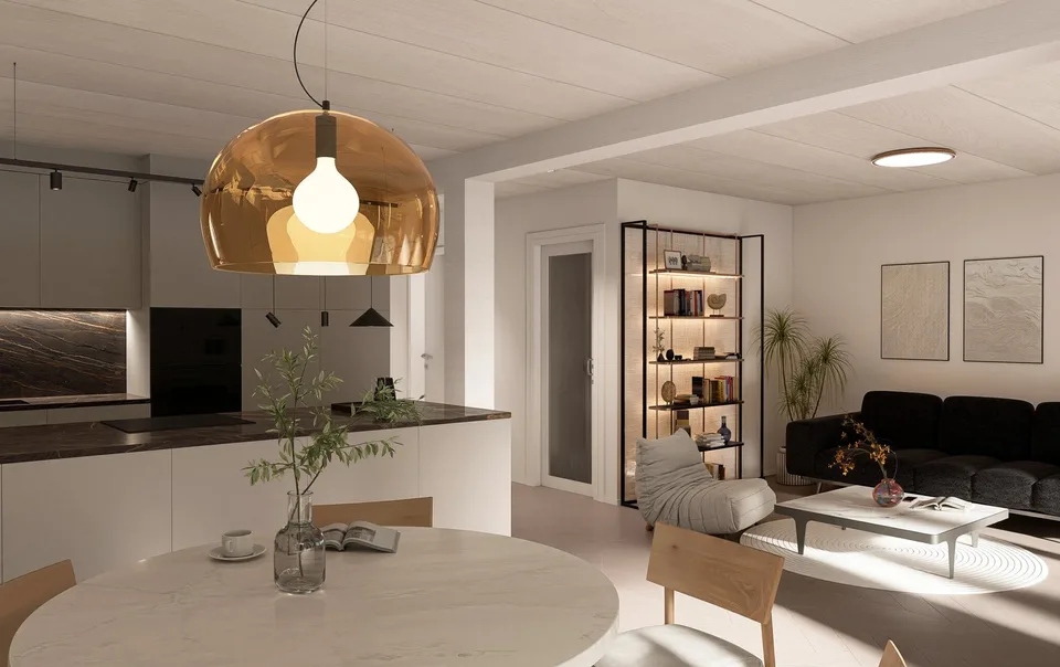 Appartamento con 4.5 locali, giardino e ampio giardino d'inverno – foto 6 di 11