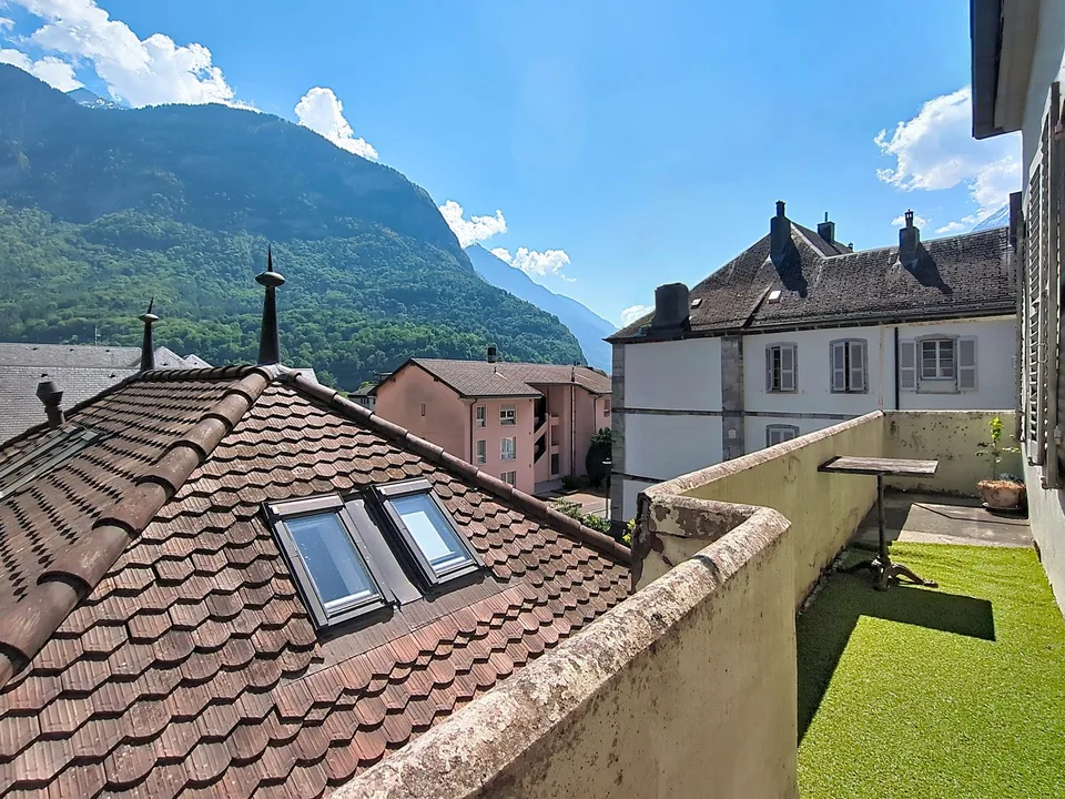Charmante 4,5-Zimmer-Wohnung mit Balkon im Herzen von St. Maurice – Foto 12 von 12